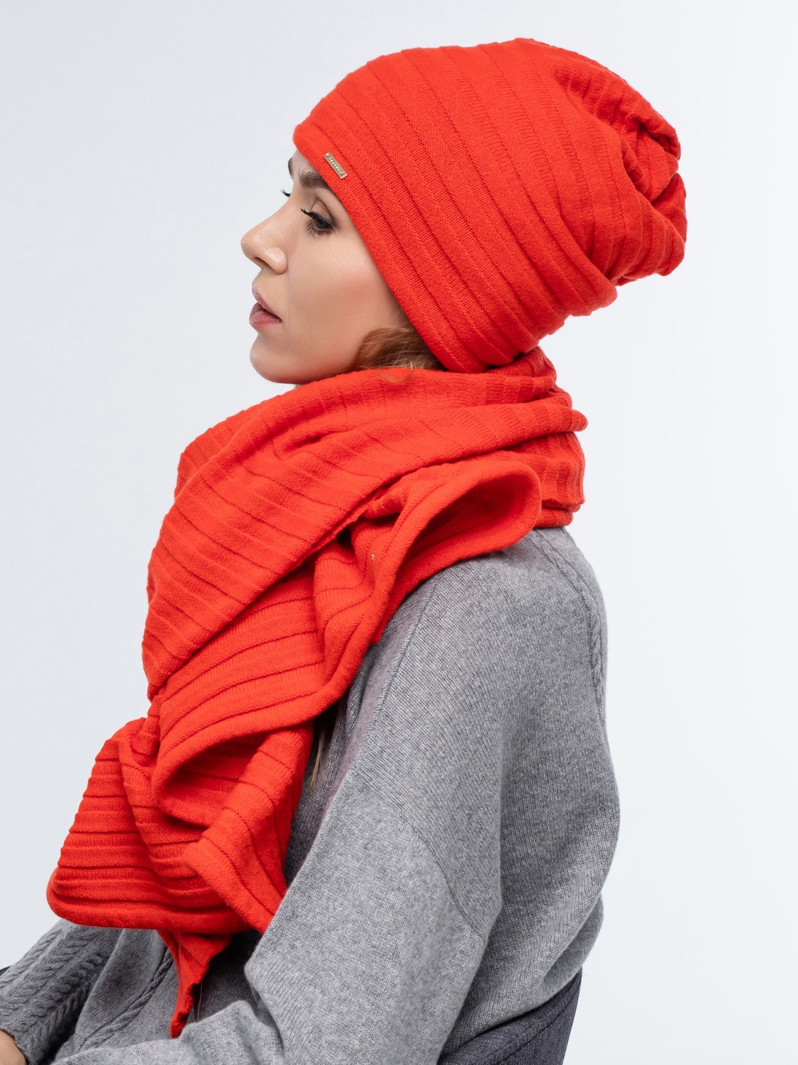 Шарф из кашемира и шерсти